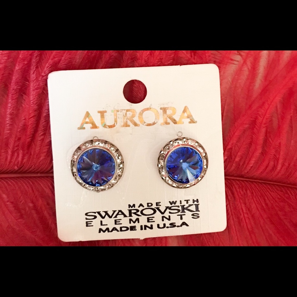 Fashion earrings blue